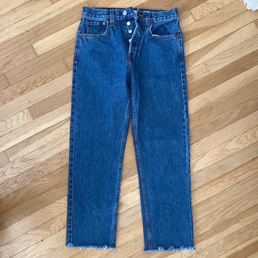 Re/done indigo jeans